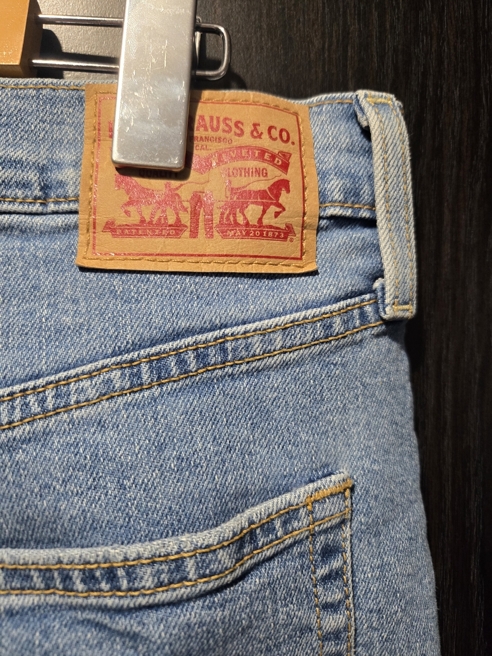 Levi's Light Blue Women's Ribcage Straight Ankle Jeans Buttonfly Size 31 - Picture 7 of 9